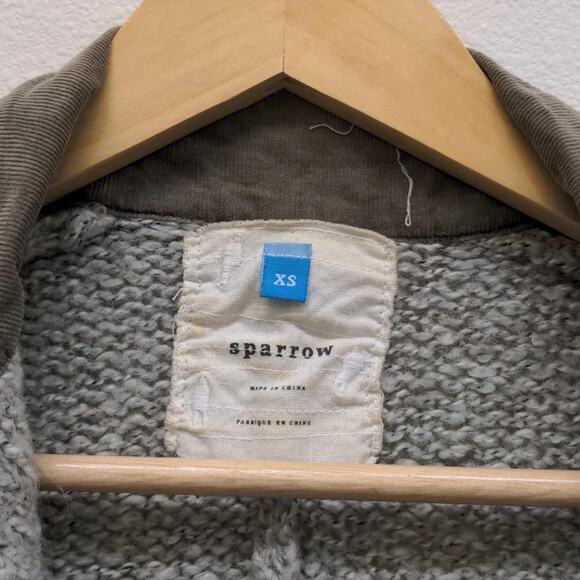 Sparrow knit button down gray sweater size XS - Picture 6 of 9